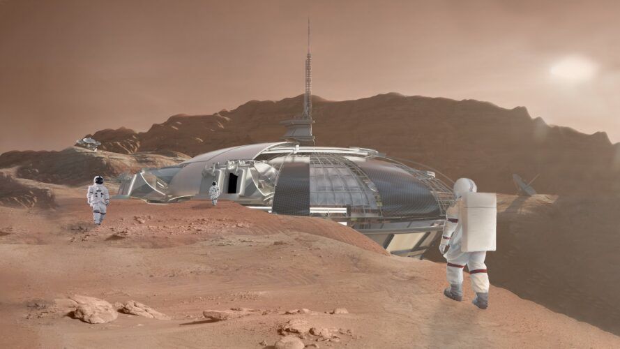 A team of designers imagines sustainable housing on Mars