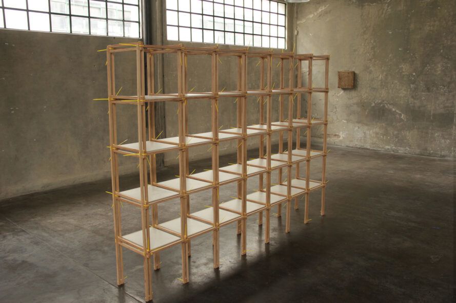 Shelving unit can be configured in any which way