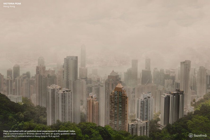 10 world landmarks would look if air pollution worsens
