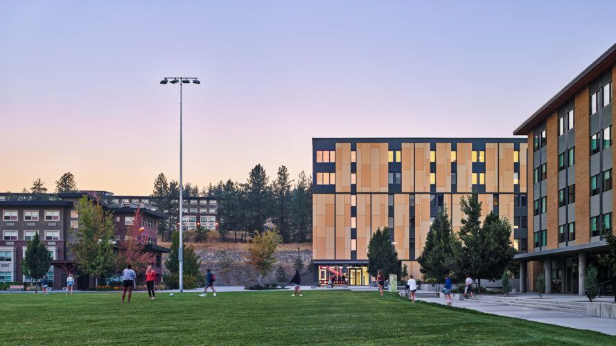 This is the first passive house dormitory in Canada