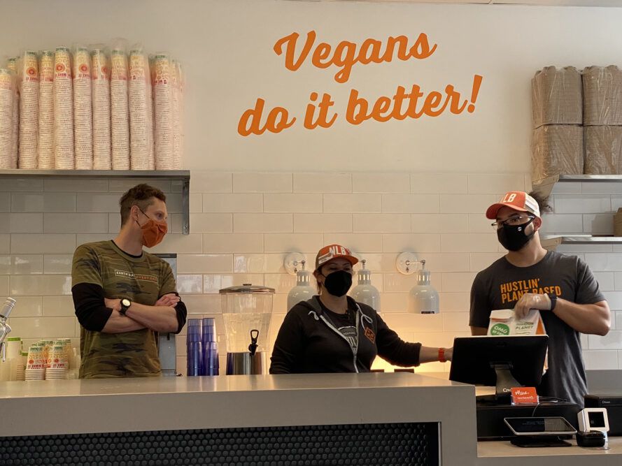 First 100% plant-based burger joint in the US
