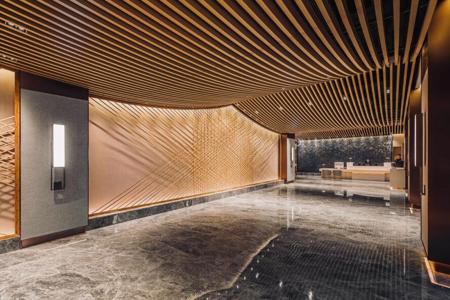 Bamboo is the focus of this urban hotel in China