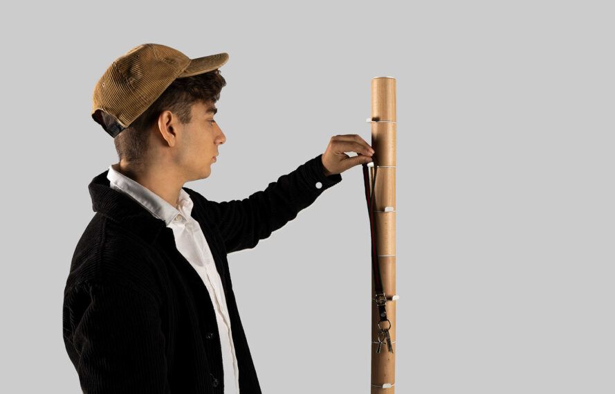 Modular coat rack from Kllen Loop fits everything you need