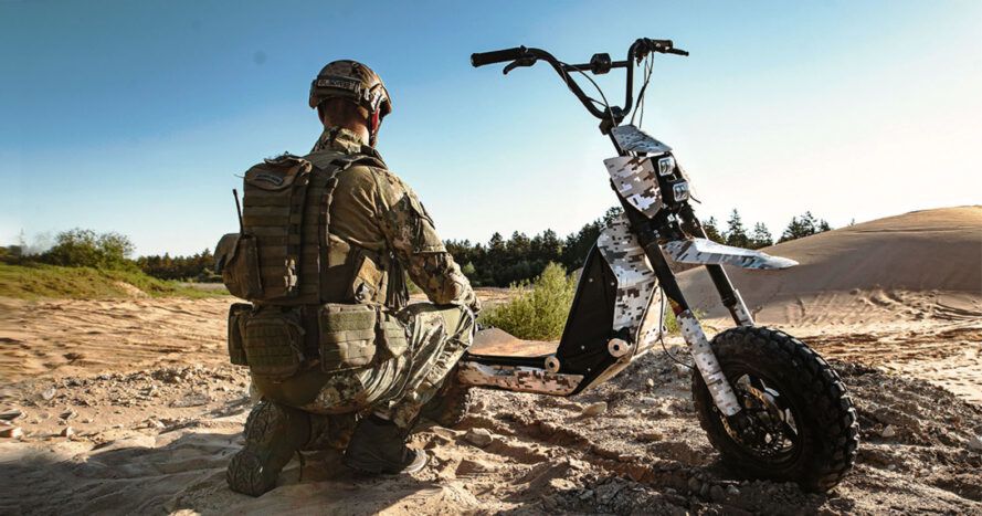 Would you like a scooter designed for the Latvian military?