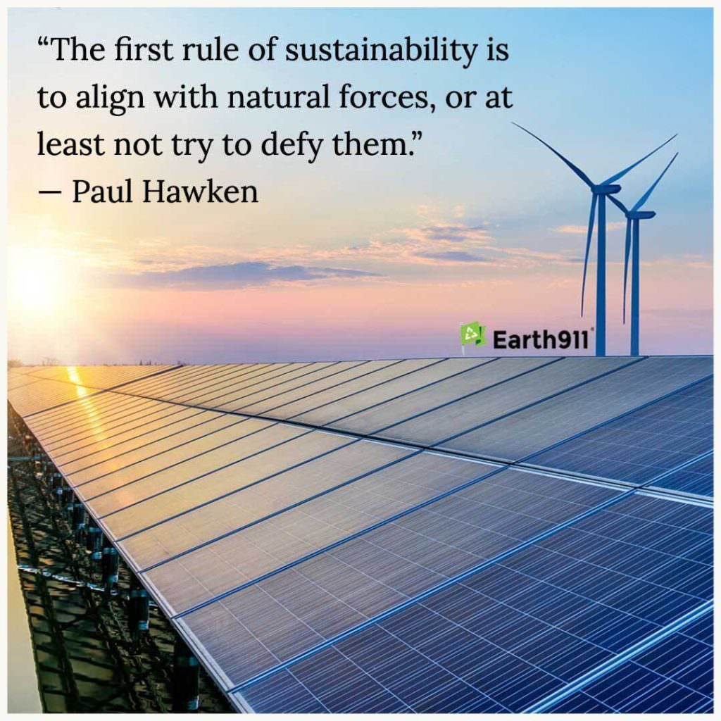 Earth911 Inspiration: The First Rule of Sustainability