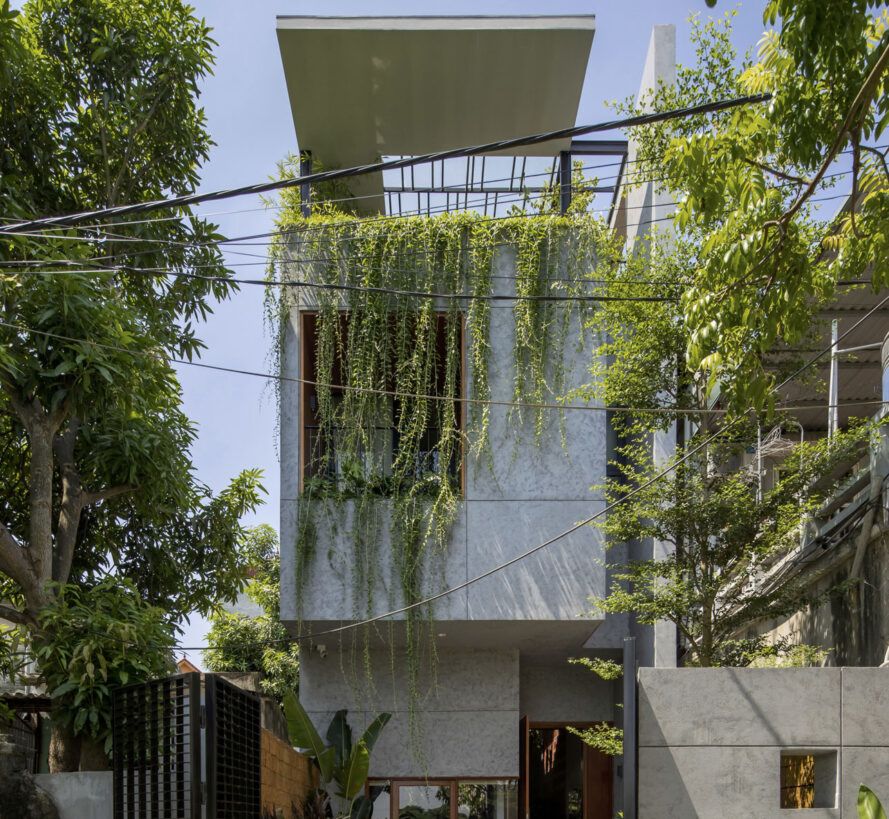 This house beautifully blends spaces for people and plants