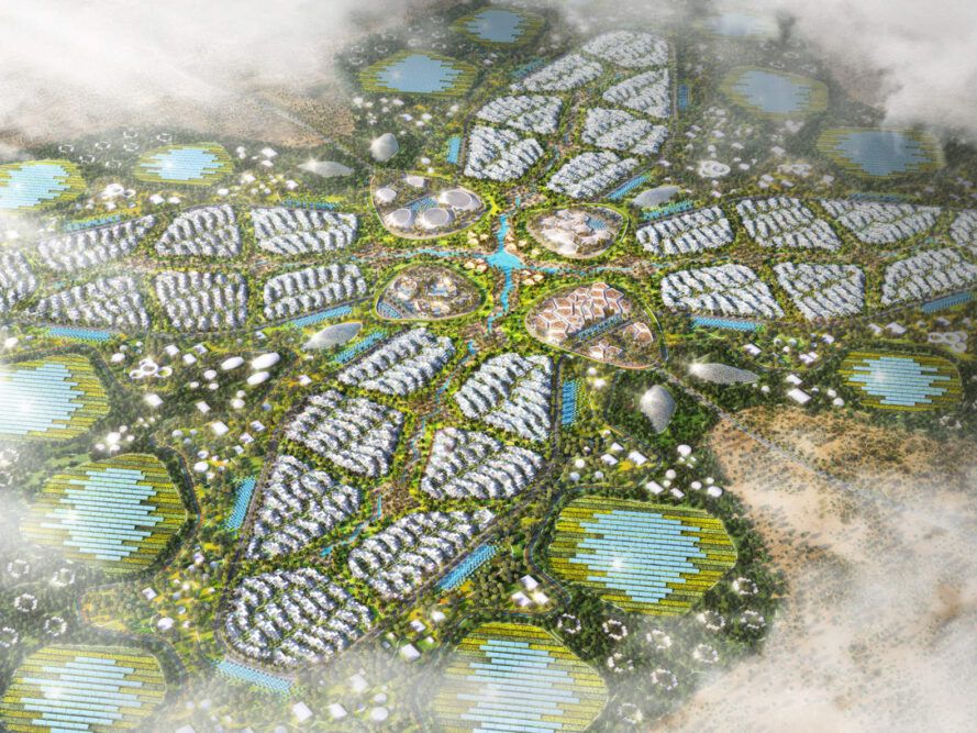 Urban design of the world’s largest net-zero community