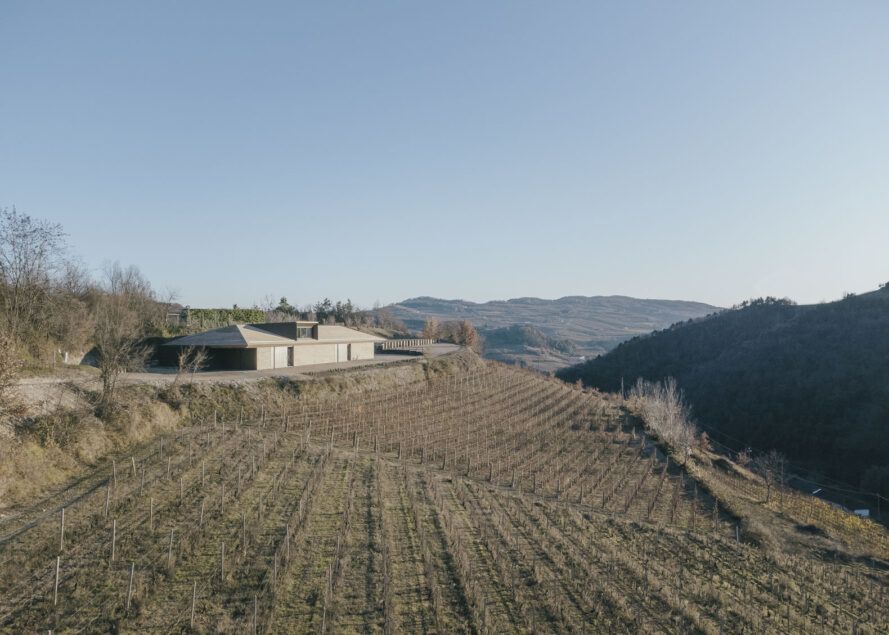 An organic Italian winery is updated with sustainable style
