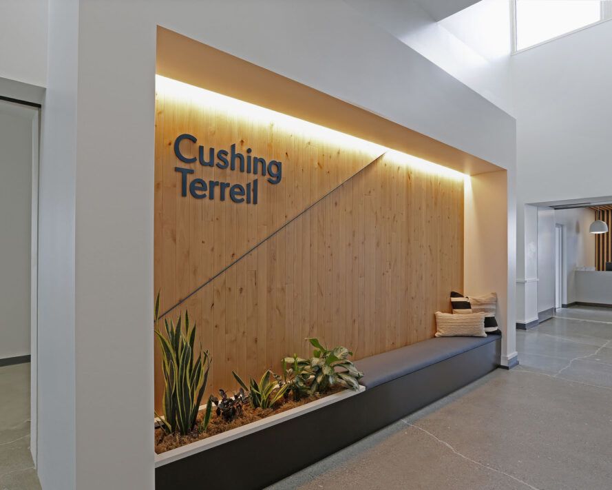 This Seattle office space decorates with recycled plastics