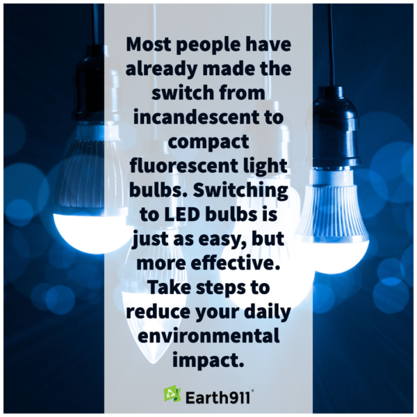 We Earthlings: Make the Switch to LED Light Bulbs
