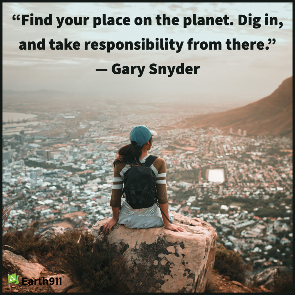 Earth911 Inspiration: Find Your Place on the Planet